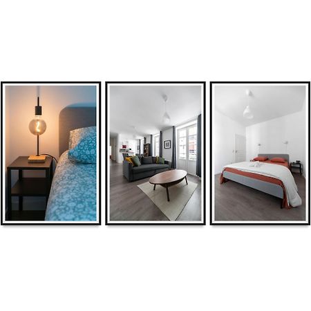 Le Brit - Grand Appartement Design, 3 Chambres, Centre Ville Vichy Eksteriør bilde